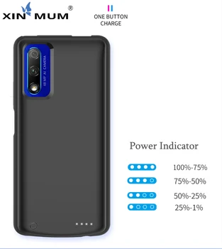

For Huawei Honor 9X 6500mAh Power Bank Battery Charger Case Cover External Backup Charging Cover For honor 9X Battery Case