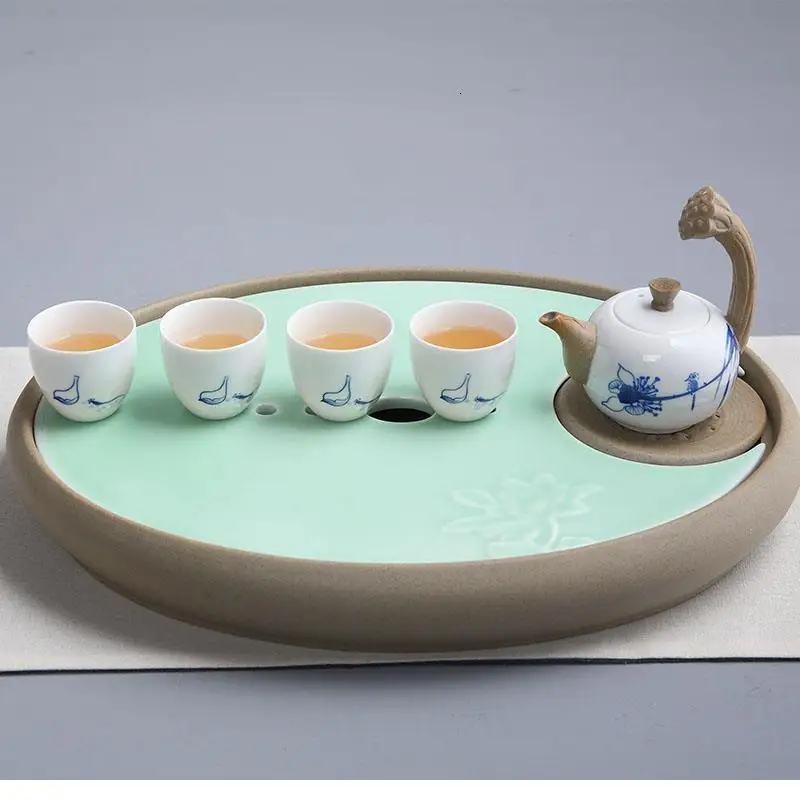Juego De Te Chino Dienblad Puer стол Bandeja Para Servir Vassoio Da Portata Керамический Китайский Gongfu поднос для сервировки чая