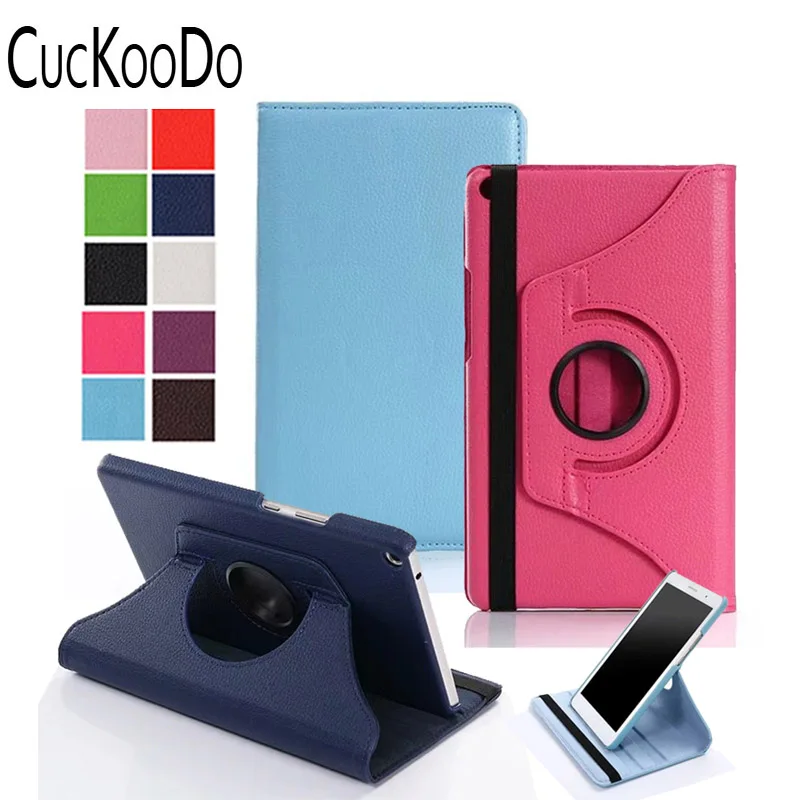 CucKooDo вращающийся на 360 градусов многоугольный защитный флип-чехол для планшета