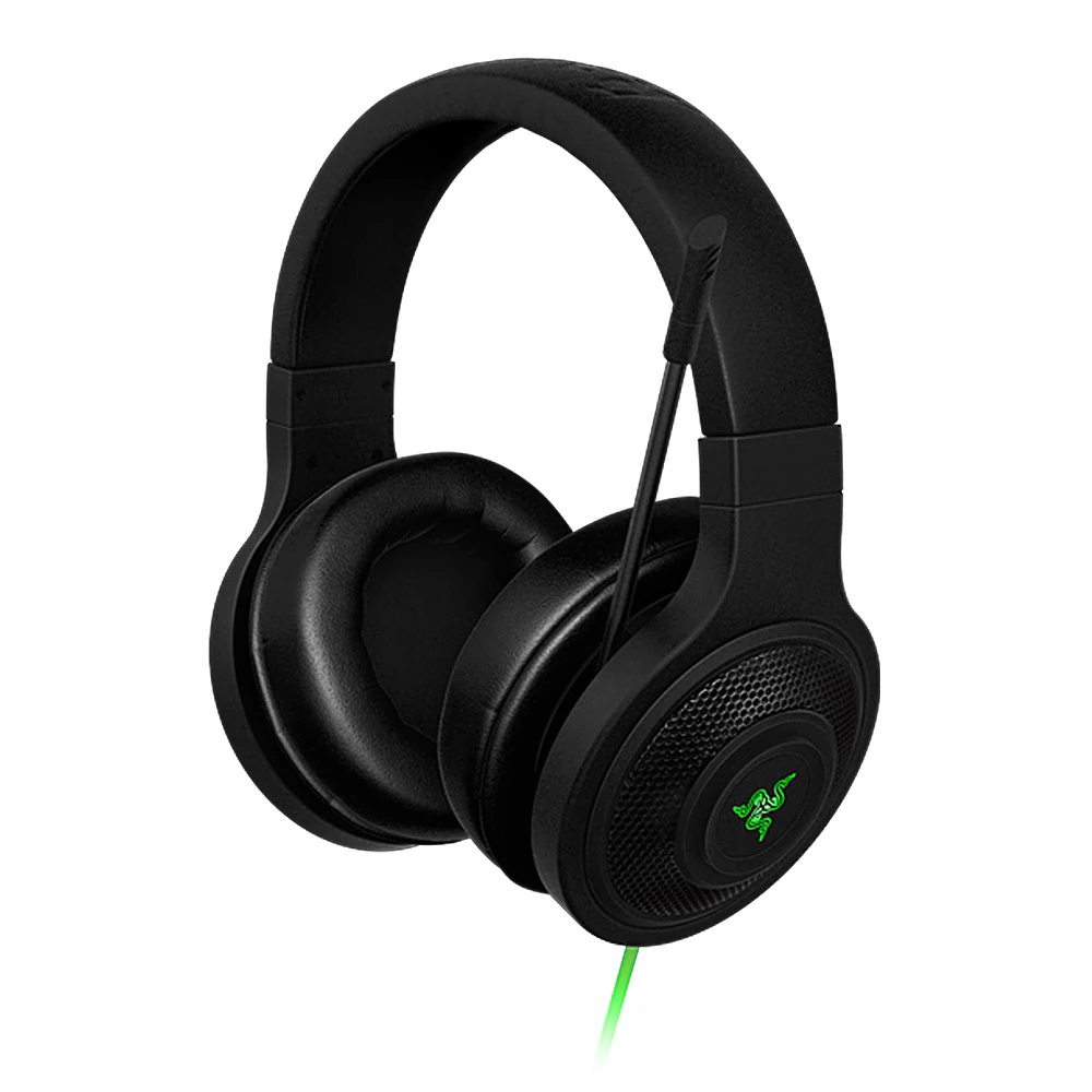 Razer Kraken эфирные наушники с шумоизоляцией над ухом Проводная игровая гарнитура аналоговая 3,5 мм с микрофоном для ПК/ноутбука/телефона геймера