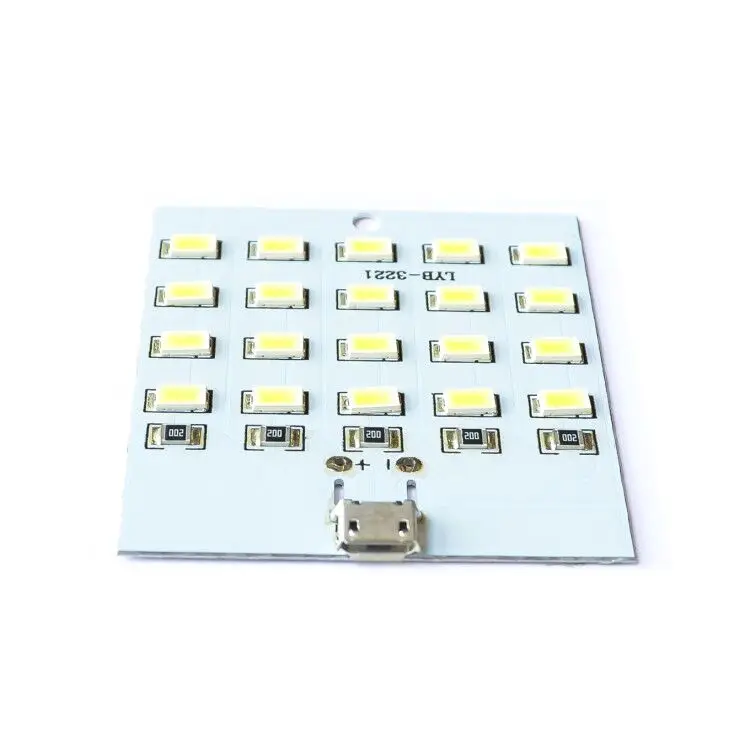 1 шт. высокое качество 5730 smd 5 в 430mA~ 470mA белый Mirco Usb 5730 Светодиодная панель освещения USB Мобильная лампа, аварийная лампа ночник