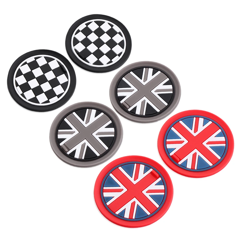 

2PCS Silica Car Water Cup Bottle Holder Anti-slip Pad Mat for Lada Vesta Priora Kalina Granta Xray X-Ray largus Vaz Samara 2110