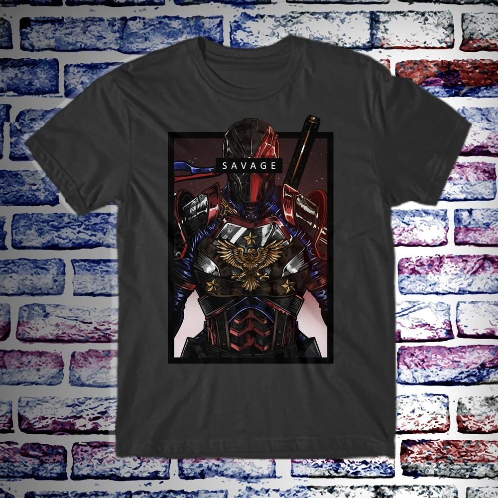 Футболка вдохновленная Deathstroke Savage | Мужская одежда