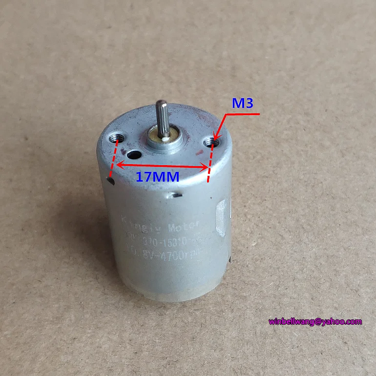 Абсолютно 24 мм 8 в 10,8 В 4700 об/мин 370 медленная скорость двигатель постоянного тока
