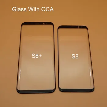 

10pc/lot Replacement LCD Front Touch Screen Glass Lens With OCA Adhesive For Samsung Galaxy S8 S8 Plus S8+ Outer Glass+oca film