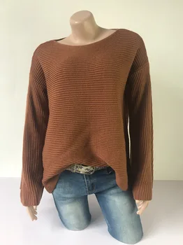 

Women High Neck Long Sleeve Jumper Autumn Neon Fashion Slim Fit Sweaters Fluorescent Tops Red