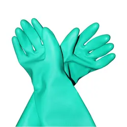 NMSAFETY Waterproof Nitrile Protective Gloves - Oil and Chemical Resistant, Slip - Resistant - M (US11205)