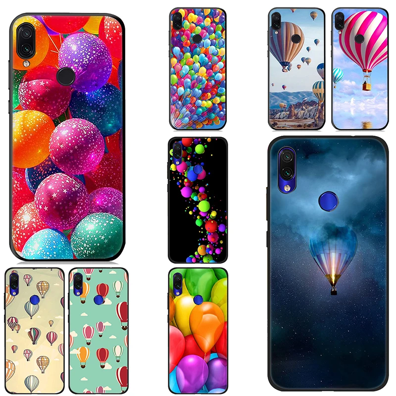 IYICAO Rainbow Balloon Soft Case for Xiaomi Redmi Note 8 7 6 5 Pro 5A 4X Silicone TPU |