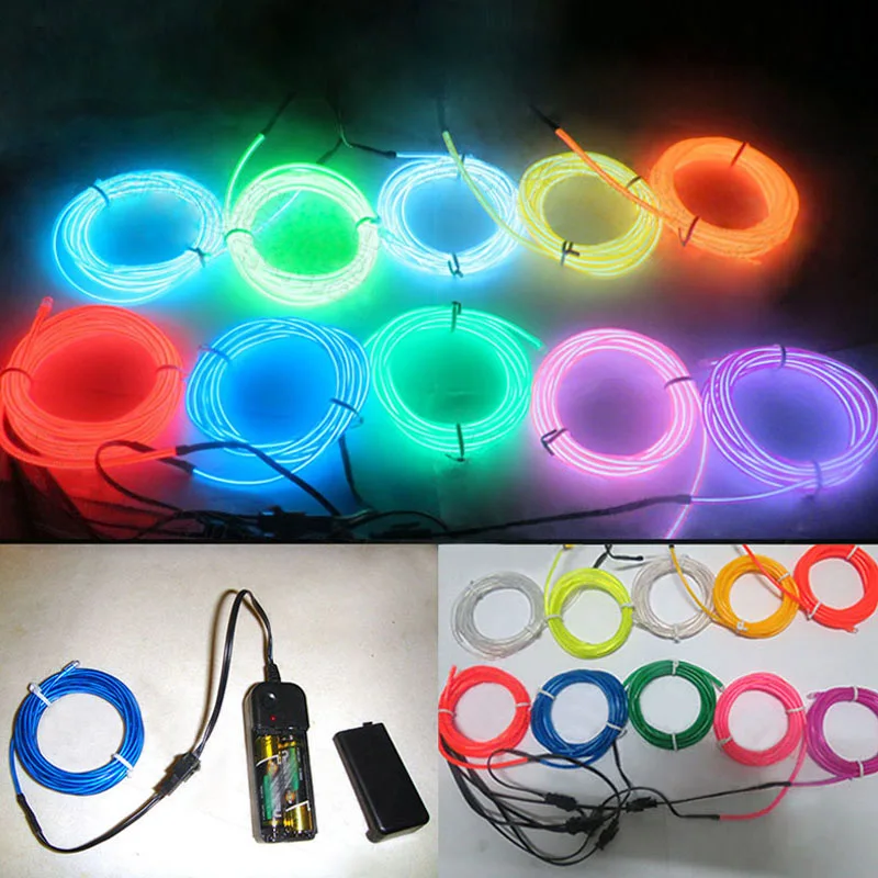 

1pcs LED Tube Kit Backpack Warm Cold Rays Wall Lamps Glowing Shoe Clothes Lighting Party Prop Multicolor LED Strip