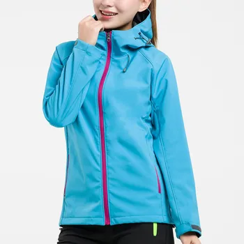 

Coats And Jackets Women Outdoor Soft Shell Outfits Outdoor Sports Fleece Hooded Casual Cotton Clothing Jacket Women 2018oct17