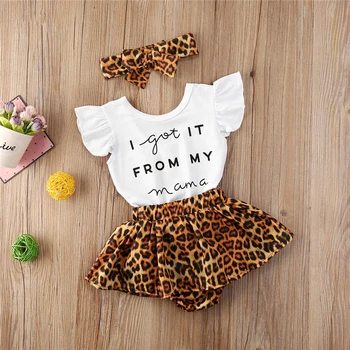 

3pcs/set Summer Infant Baby Girl Rompers Suits Cotton Casual Outfits Set Tops+Shorts+Headband Cute Fashion Baby Clothes 6M-24M