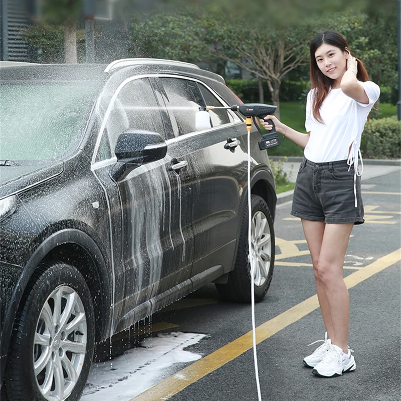 Real Wireless High Pressure Car Wash Water Gun 25V