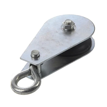 

0.3T Single Swivel Lifting 0.6" Rope Hook Pulley Sheave