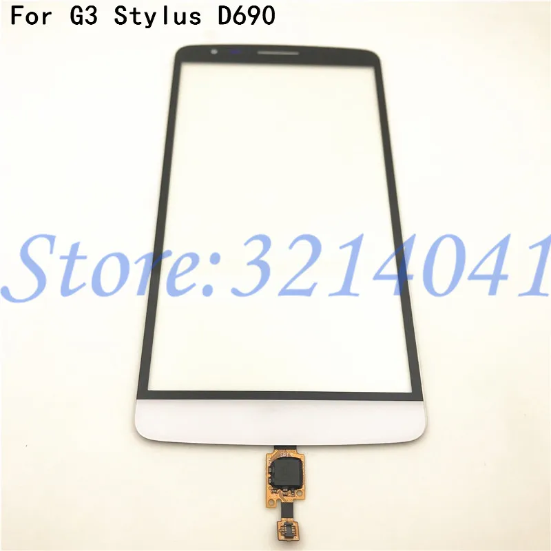 Сенсорный экран 5 дюйма для LG G3 Stylus D690 D690N дигитайзер внешний стеклянный сенсор