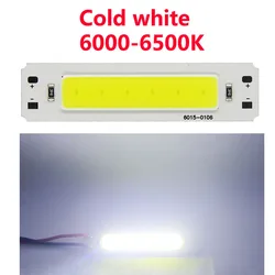 SUMBULBS 5V COB LED Strip Light for DIY USB Lighting, 2W Bar Lamp Chip in Warm and Cold White (Cold white color)