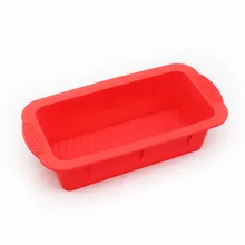 Large rectangular silicone cake mold toast oven pan Mousse Chiffon cake bread cake