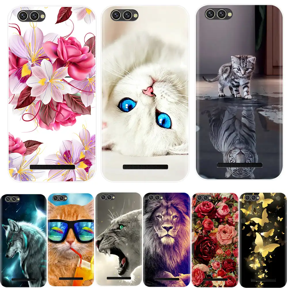 Telefon Fall Für Doogee X30 5,5 inch Weiche Silikon TPU Nette Katze Gemalt  Zurück Abdeckung Für Doogee X30 Fall|Handy-Stoßdämpfer| - AliExpress