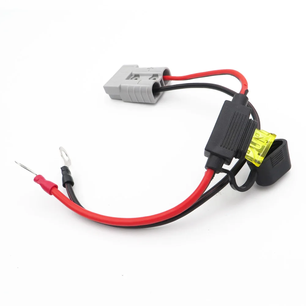 1 SET X 50A 600V SB50 Connector with 30cm 2.5mm2 solar cable 10A waterproof fuse for portabel panel | Обустройство дома