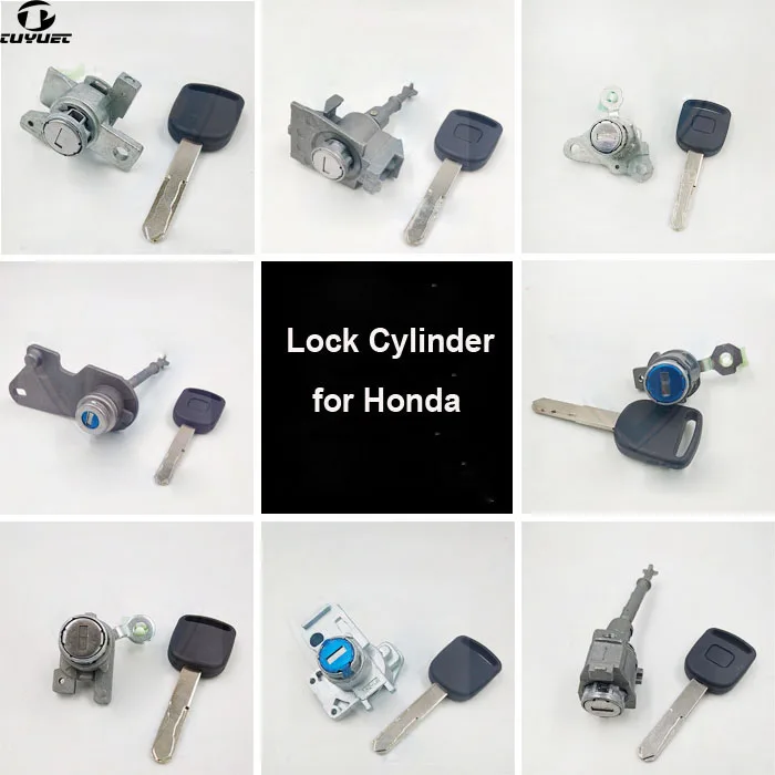 Car Lock Cylinder for Honda Accord fit City Odyssey crv VEZEL Left Door Lock  Central Control Lock