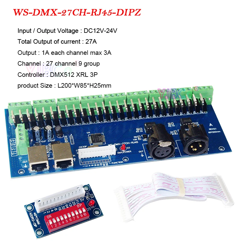 DMX-27CH-RJ45-DIPZ