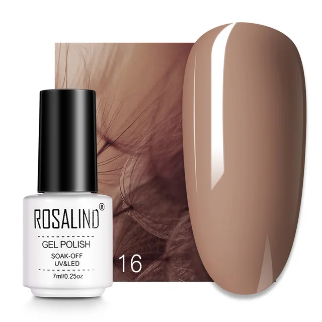 ROSALIND 7ML Nail Gel Polish Hybrid Varnishes All For Manicure Nails Art Base Top Coat UV Lamp Vernis Semi Permanent Varnishes RC16