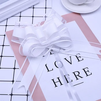 

20pcs Big Beautiful pink blue Purple Pull Bow ribbon Gift Packing Party festive Wedding Car door handle Decorations decorations