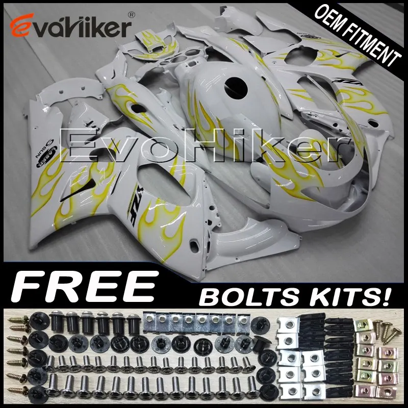 Заказной обтекатель для YZF600R Thunderent 1997-2007 ABS пластиковый корпус мотоцикла синий белый+ подарки - Цвет: D