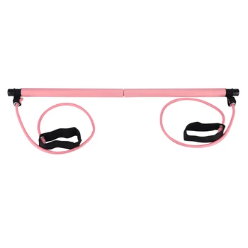 

With Resistance Band Adults Bodybuilding Lose Weight Training Silicone Foot Loop Yoga Exercise Home Durable Gym Pilates Bar