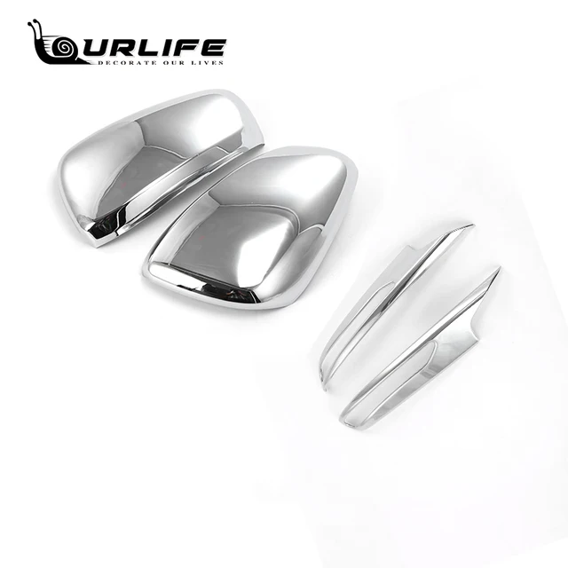 ABS Chrome Car Rear View Rearview Side Glasses Mirror Cover Trim For Renault Koleos 2 Samsung QM6 2016-2021 Accessories A and B