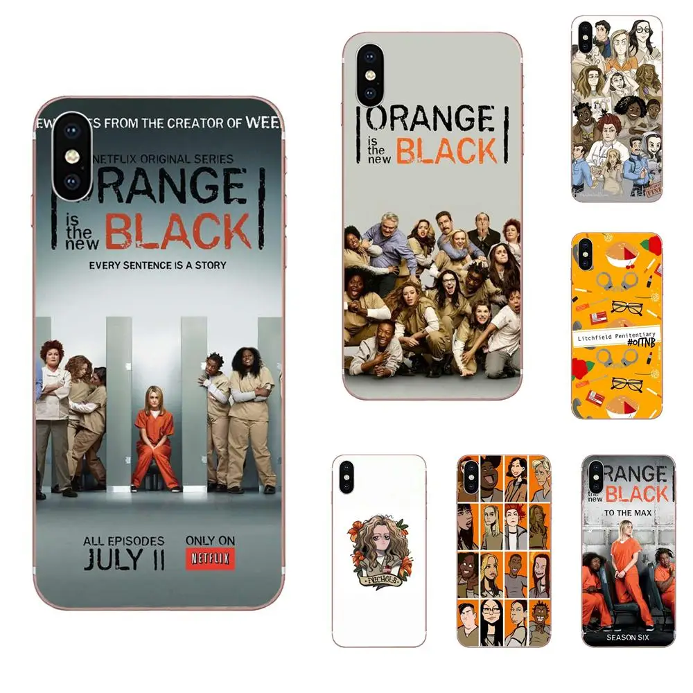 Orange Is The New Красочные Чехлы для Galaxy Alpha Note 10 Pro A10 A20 A20E A30 A40 A50 A60 A70 A80 A90 M10 M20 M30 M40 мягкий