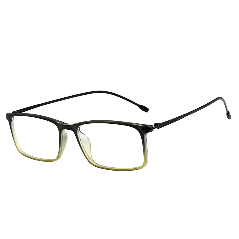 Квадратные женские мужские TR90 дизайнерские очки для близорукости очки оправа power очки по назначению линзы - Цвет оправы: green