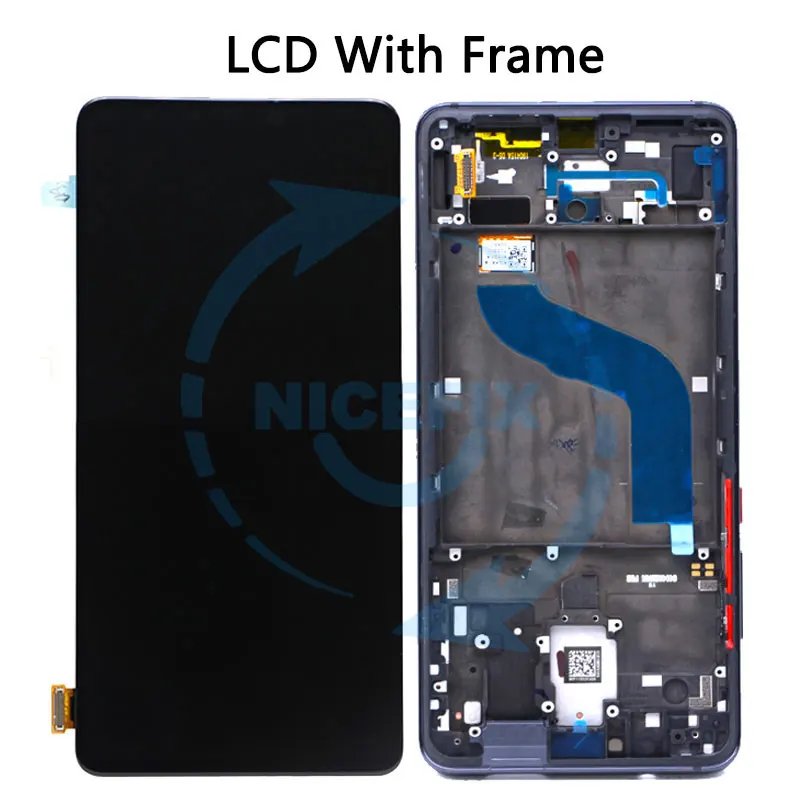 6,3" супер AMOLED lcd для xiaomi redmi K20 lcd дисплей сенсорный экран с дигитайзером в сборе для xiaomi redmi mi 9t lcd
