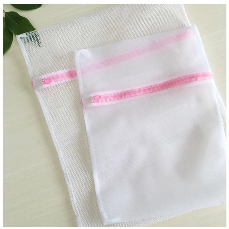 3 Sizes Mesh Zippered Laundry Wash Bags for Delicates Lingerie Socks Underwear Naundry Net Basket Bra Protector