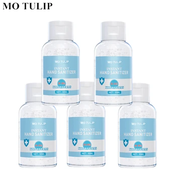

5PCS/lot 50ml Travel Portable Hand Sanitizer Gel Anti-Bacteria Moisturizing Liquid Disposable No Clean Waterless Antibacterial