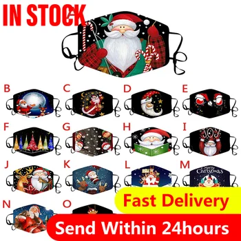

1pc Christmas Santa Claus Facemask Women Windbreak Seamless Outdoor Protective Mouth Ocver Riding Quick-drying Keep Mask Py6