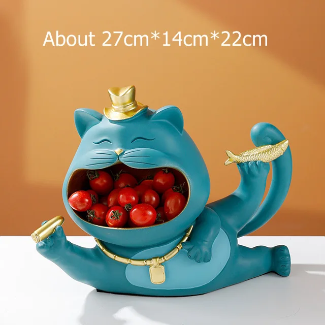 Resin Big Mouth Storage Box Home Decoration Sculpture Decoration Candy Storage Accessories