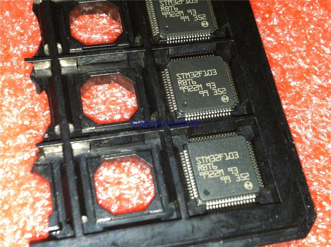 10 шт./лот STM32F103RBT6 LQFP64 STM32F103 QFP64 QFP 32F103RBT6 32F103 ARM и IC