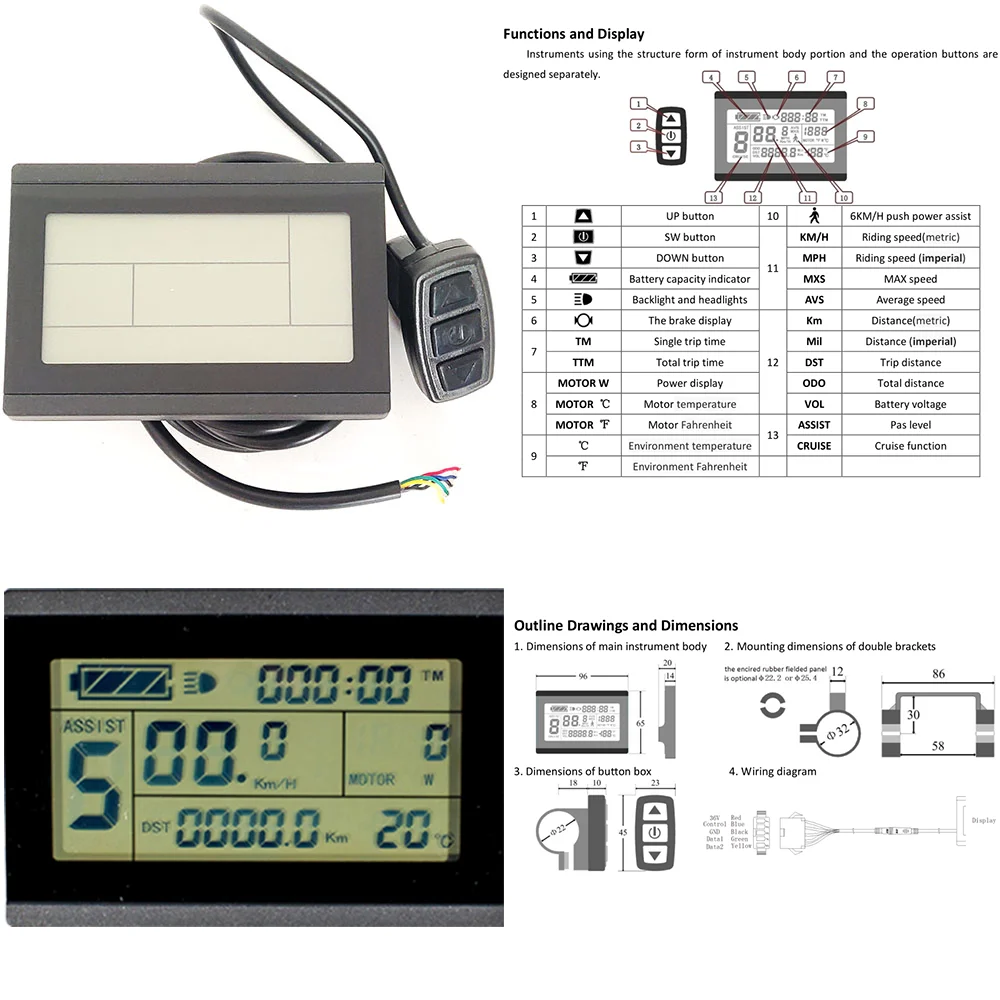 Schuck 250W48V бесщеточный мотор-редуктор, переднее колесо, Электрический велосипед, конверсионный комплект с дисплеем LCD3, комплект для велосипеда