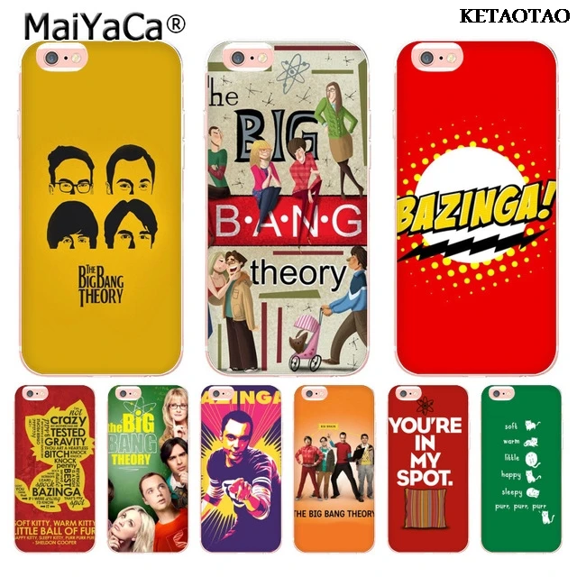 Кетоtao Bazinga The Big Bang Theory tv для iPhone 4 5C 5S 6S 7 8 Plus X XR XS MAX чехлы телефонов прозрачные