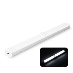Lampe sous meuble sans fil à 34led, capteur de mouvement activé, veilleuse magnétique à coller partout, pour placard 