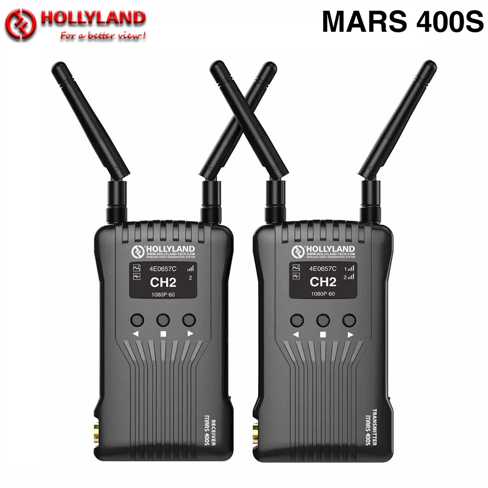Hollyland Mars 400S система беспроводной передачи передатчик и приемник комплект 1080P 60 Гц