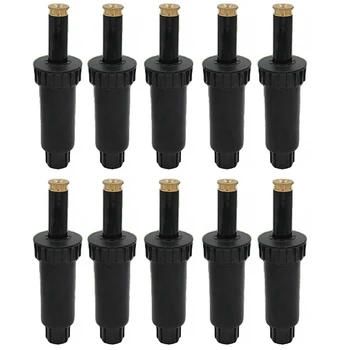 

BEAU-1/2 Inch Adjustable Plastic Nozzle Lawn Irrigation Gardening Supplies Lawn Watering Cooling 10 Pieces