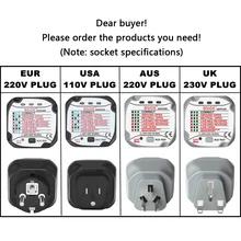 Электрическая розетка тест er BSIDE AST01 EU US UK AU вилка RCD GFCI тест-детектор напряжения в розетке заземление Zero линия вилка полярность фаза проверка