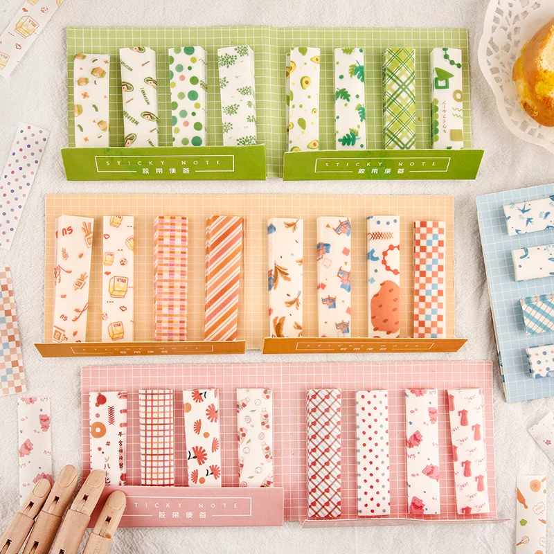 

Cute Colorful Life Flower Leaves Animals Folding Memo Pad Sticky Notes Memo Notepad Bookmark Label Stickers Gift Stationery