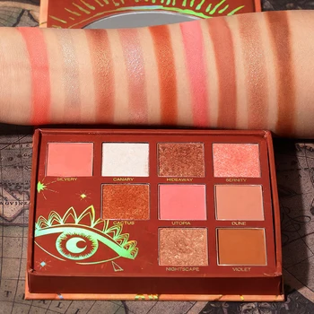 

HOT Matte Shimmer Eyeshadow Palette Long-lasting Waterproof Smudge-proof Colorfast Easy To Color Eye Shadow Wholesale