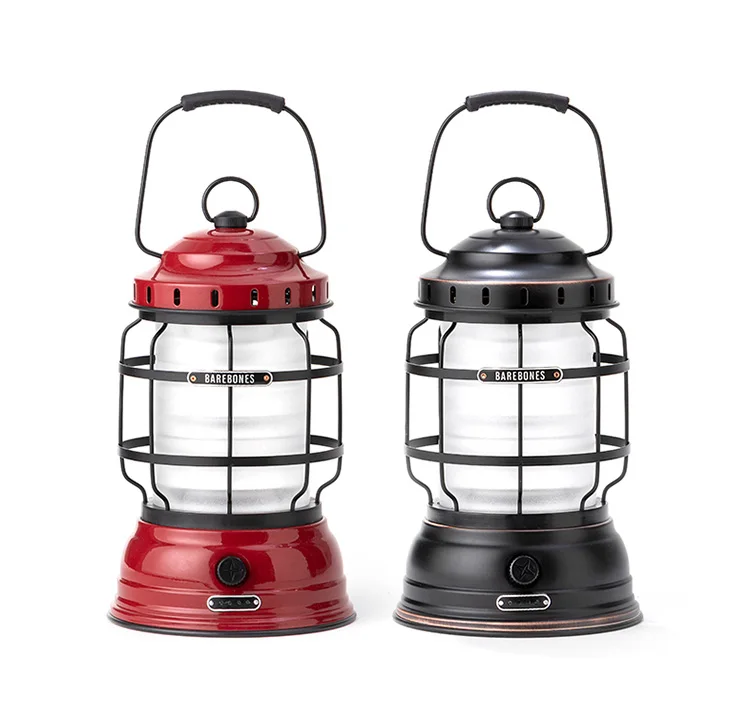 BAREBONES American light luxury retro outdoor rechargeable camping lamp home dining portable LED lantern | Лампы и освещение