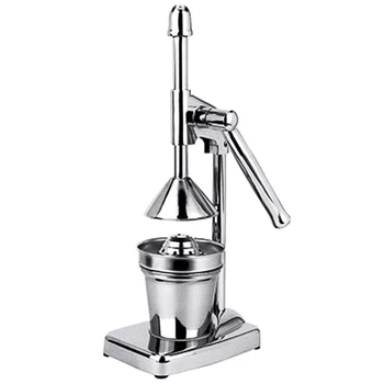 

-Manual Press Stainless Steel Fruit Juicer Handheld Vegetable Fruit Orange Juice Maker Blender Juice Making Cup Kitchen Gadgets