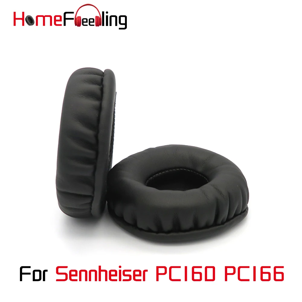 Homefeeling Ear Pads for Sennheiser PC160 PC166 Headphones Super Soft Velour Sheepskin Leather Ear Cushions Replacement
