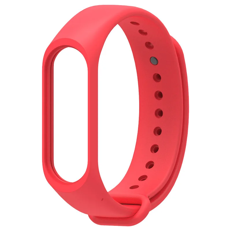 Модный спортивный умный Браслет для Xiaomi mi band 4 сменный силиконовый портативный фитнес-браслет для бега mi band 4 - Цвет: Red