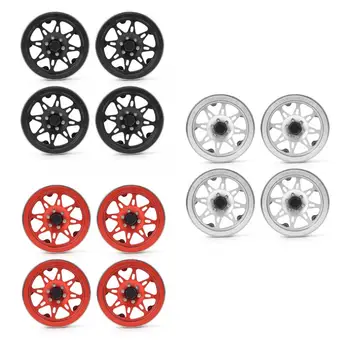 

4pcs 2.2inch Aluminum Alloy Wheel Hubs for 1/10 Scale RC Car Parts Accessory RC Toy Accessory Parts